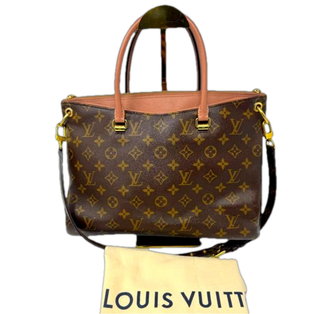💯Authentic Louis Vuitton Boise de Rose Pallas MM Monogram w/ Adjustable Strap - Picture 1 of 6